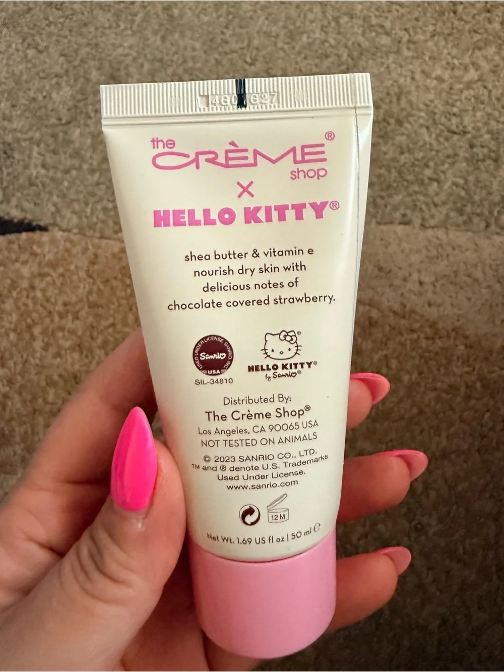 The Crème Shop x Hello Kitty Pink Moisturizing Hand Crème